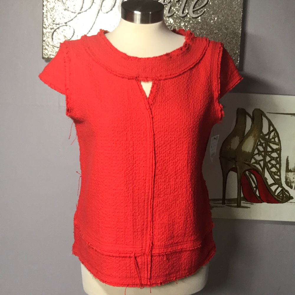 NWT ZARA Distressed Top